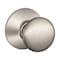 Schlage Schlage Plymouth Satin Nickel Passage Lockset 1-3/4 in. F10VPLY619 - alternate 1